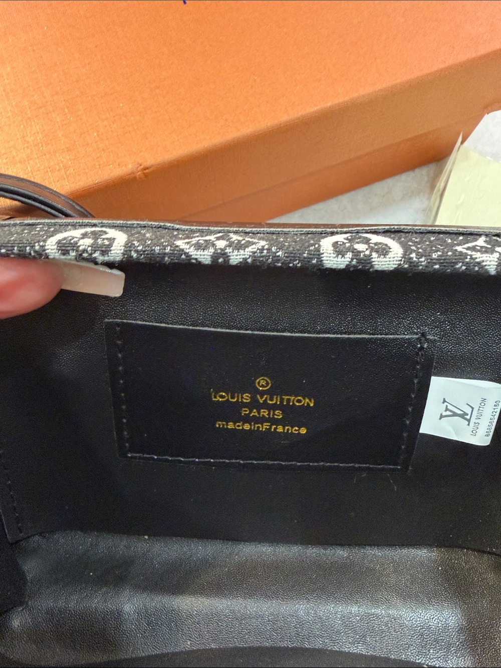 Black Mini Trunk Crossbody with Gold Hardware - Picture 8 of 12